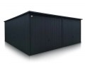 Сборный металлический гараж 400x242x900 см с роллетными воротами