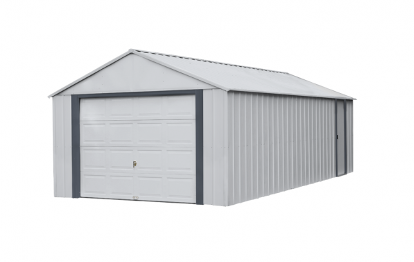 Сборный металлический гараж 400x242x600 см